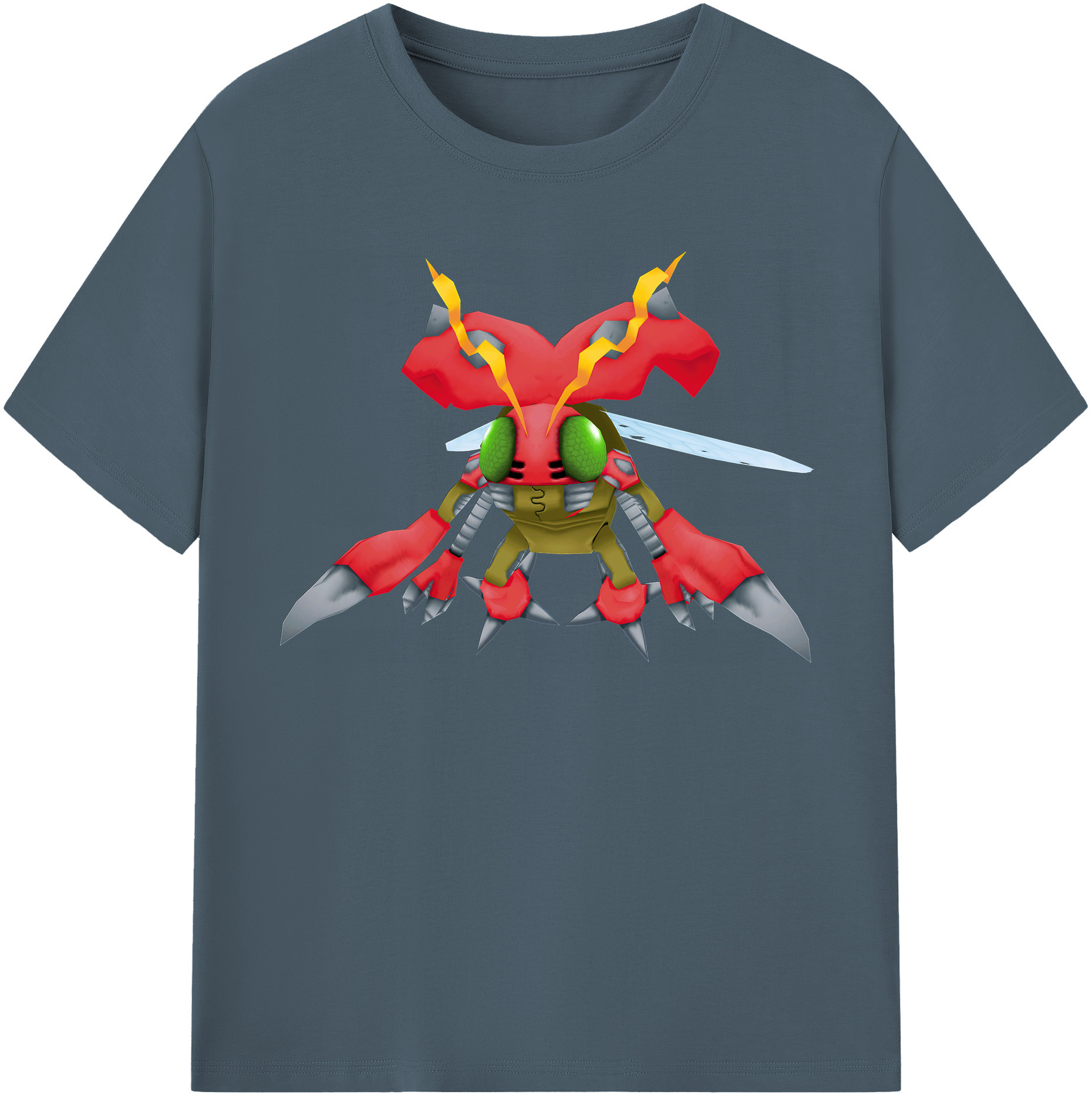 （画像用） Digimon デジタルモンスター/デジモン 綿100％半袖Tシャツ（フロントプリント）